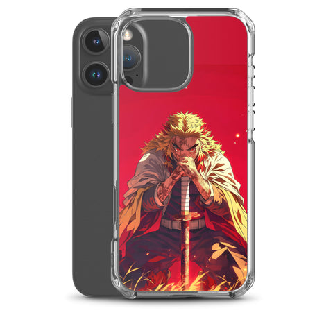 MagSafe® clear case for iPhone® | Rengoku | Demon Slayer