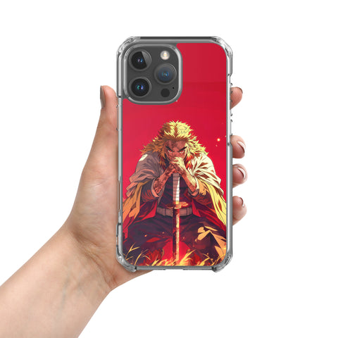 MagSafe® clear case for iPhone® | Rengoku | Demon Slayer