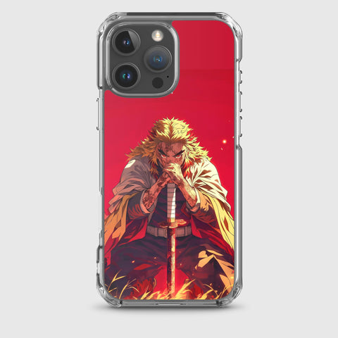 MagSafe® clear case for iPhone® | Rengoku | Demon Slayer