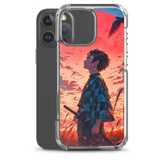 MagSafe® clear case for iPhone® | Tanjiro | Demon Slayer