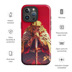 Tough Case for iPhone® | Rengoku | Demon Slayer